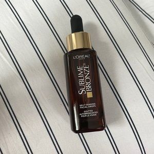 Self tanning facial drops